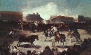 Francisco de Goya Village Bullfight USA oil painting artist